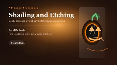 Illustrated cover art for the article Advanced Carving Techniques: Shading and Etching