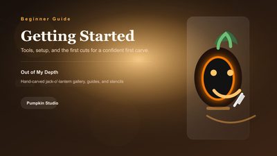 Illustrated cover art for the article Getting Started with Pumpkin Carving